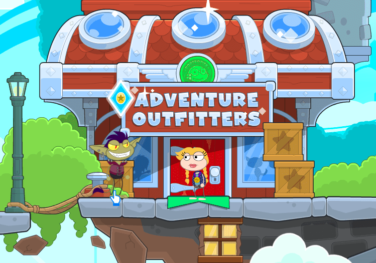 Riddling Rumpel Challenges Poptropicans to a Fairytale Twist Side